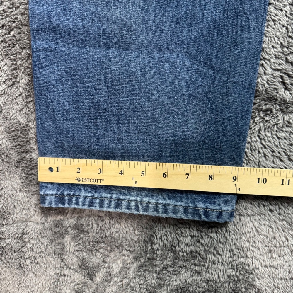 Wrangler Mens Carpenter Jeans 34x30 Medium Wash Denim Utility Work Pants 94LSWDV - Picture 8 of 8